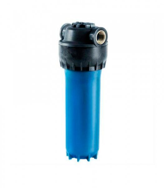 Корпус фильтра Аквафор для холодной воды 10SL 1/2 ВР(г) x 1/2 ВР(г) синий